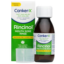 canker x rincinol rinse mouthwash