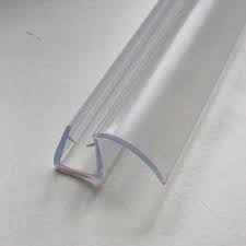 Shower Screen Seal Curved Side Fin For