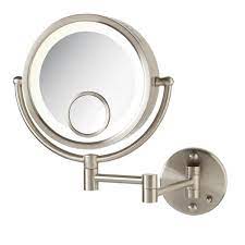 lighted wall makeup mirror