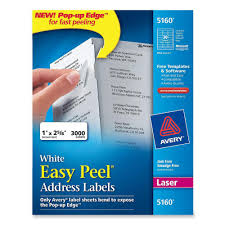 Large D7a60 Avery Mail Labels X Easy Peel Laser White Mailing