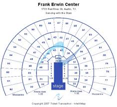 Memorable Frank Erwin Events Center Seating Chart Frank