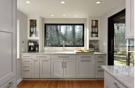 Stylecraft wood cabinet with sliding glass doors in grey. The 18 Most Popular Kitchen Cabinet Styles