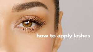 how to apply individual lashes easy