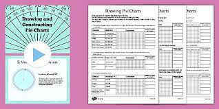 how to draw pie charts ks3 maths