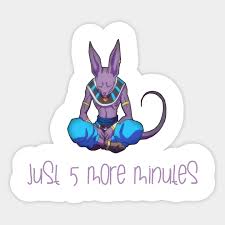 Jan 05, 2011 · toei posts 3 minutes of footage, december 23 date for popin q film (sep 6, 2016). 5 More Minutes Beerus Dragon Ball Anime Sticker Teepublic