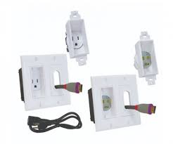 Midlite In Wall Power And Cable Manager Kit