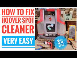 how to fix hoover spotless portable