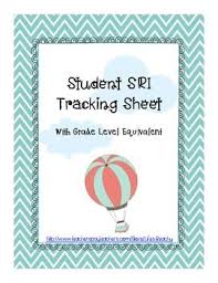 Sri Student Tracking Form Reading Inventory Goal Setting