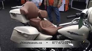 street glide with custom brown cover
