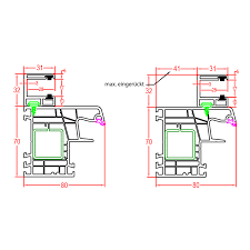 detailed drawings of upvc windows
