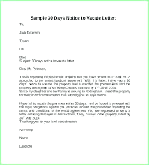 Template For Notice To Vacate