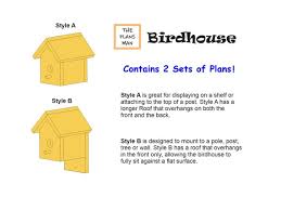 Simple Bird House Plans Instructions