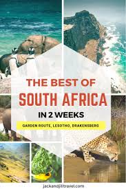 South Africa Road Trip Itinerary