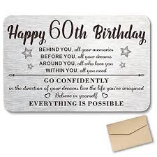 qordyum 60th birthday card gifts for
