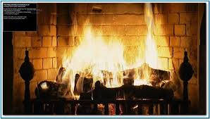 free burning fireplace wallpaper