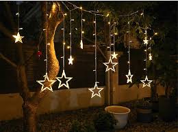 Outdoor Solar Garland Moon And Star
