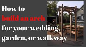 Diy Wood Wedding Arch A Step By Step