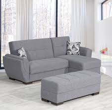 gray fabric 113 sectional sofa sleeper