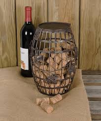 Accents Wine Barrel Cork Holder