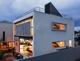 Concrete Cube Home Supported On 2