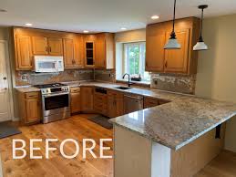 before afters of kitchen cabinet