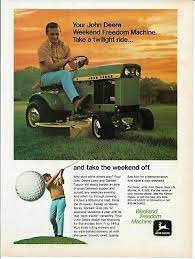 1971 john deere lawn and garden tractor