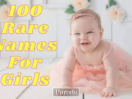 100 rare names with their