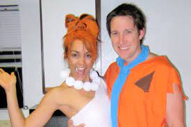 diy fred and wilma flinstone costumes