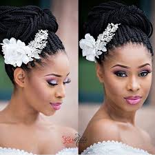 In a black wedding, bun hairstyles are treated as classic and traditional hairstyles. 10 Black Women S Bridal Hairstyles Black Hair Afroculture Net