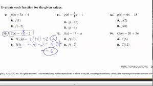 Algebra 1 Functions Equations Unit 1