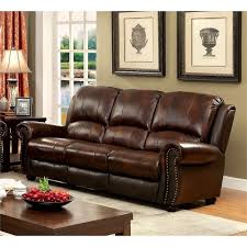 bowery hill leather sofa in dark brown