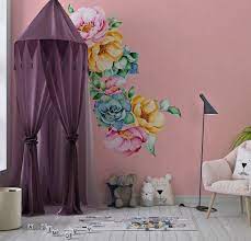 Flower Wall Stickers Colourful Flowers