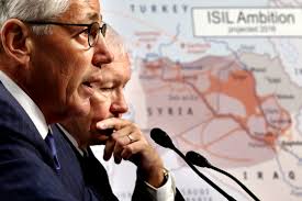 und Generalstabschef <b>Martin Dempsey</b> bei der - USA-erwaegt-nun-doch-Bodentruppen-gegen-IS-einsetzen