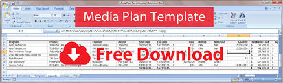 Free Media Plan Template Bionic Advertising Systems