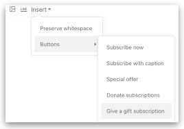 gift of a substack subscription