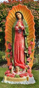 Guadalupe Outdoor Garden Church Statue
