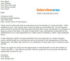 Interview Thank You Letter Addressing Concerns Example