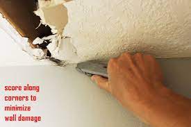 How To Replace Ceiling Sheetrock