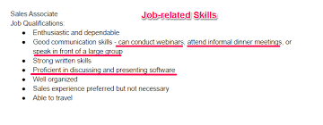 Skills To Put On A Resume