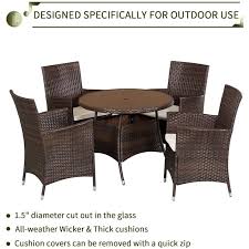 Wicker Dining Tables Outdoor Furniture