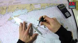 Captain License Chart Navigation Set And Drift Practice Problem 1
