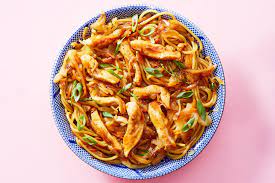 Chicken Lo Mein With Cabbage gambar png
