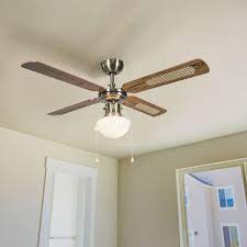 Industrial Ceiling Fan With Lamp 100 Cm