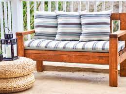diy outdoor seating wood bench patio