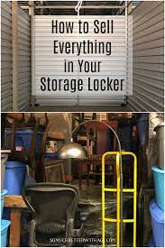 to sell everything in your storage unit
