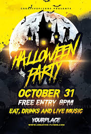 Flyer For Halloween Party