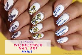 3 Floral Nail Art Designs For Spring Jackiemontt