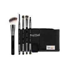 dualist portable makeup brush set