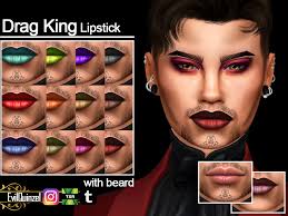 the sims resource drag king lipstick