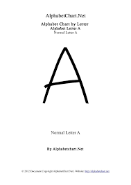 Printable Alphabet Letter Charts Alphabet Chart Net